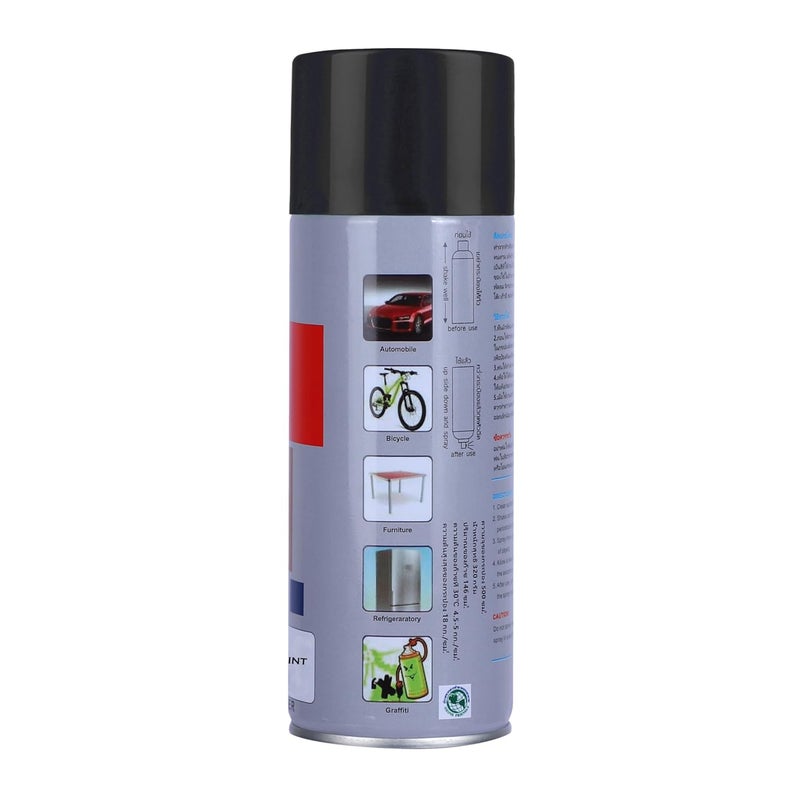 Cube Matt Black Spray Paint | 2 X 400 mL | for Metal, Plastic, Wood, Car & Bike | Fast Drying, Brilliant Finish, No CFCs, Interior & Exterior Use - Image 2