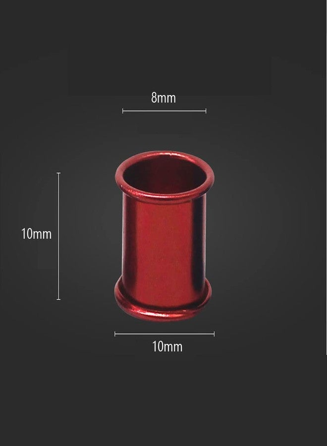 Teensery 50 Pcs Multi-Colored Aluminum Ring 8mm Bird Leg Bands for Pigeon Parrot Chicks Lovebirds Small Poultry - Image 3