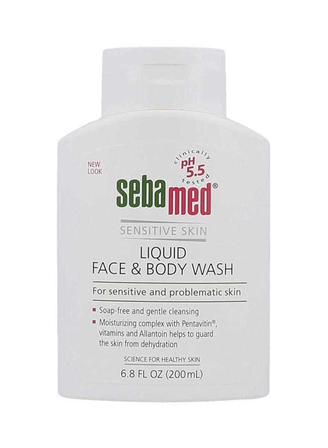 Sebamed Liquid Face And Body Wash 200ml - Image 1