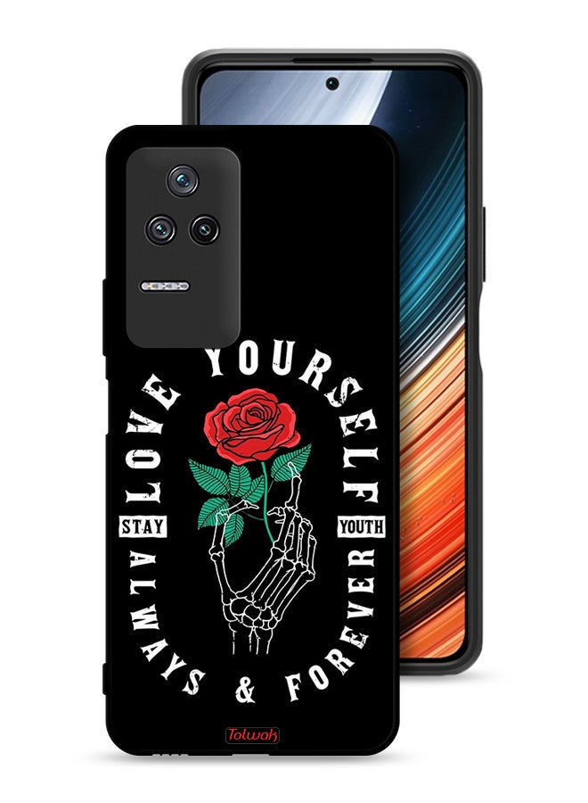 Tolwak Xiaomi Poco F4 Protective Case Cover Love Yourself Always - Image 1