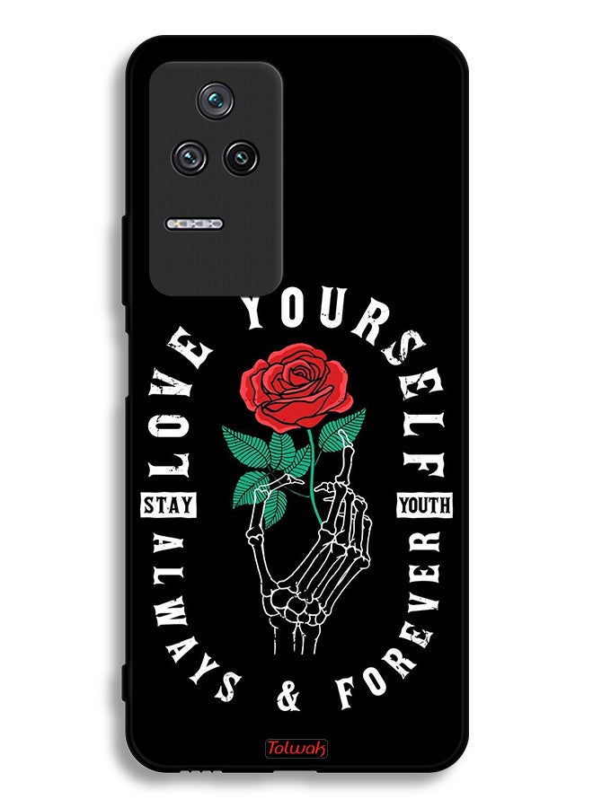 Tolwak Xiaomi Poco F4 Protective Case Cover Love Yourself Always - Image 2