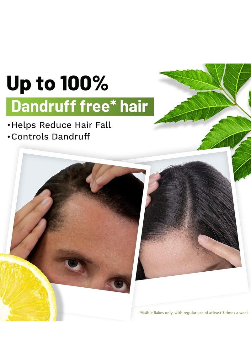 SESA Ayurvedic Anti Dandruff Shampoo 500ml Neem Lemon Helps Reduce Hairfall Controls Dandruff - Image 3