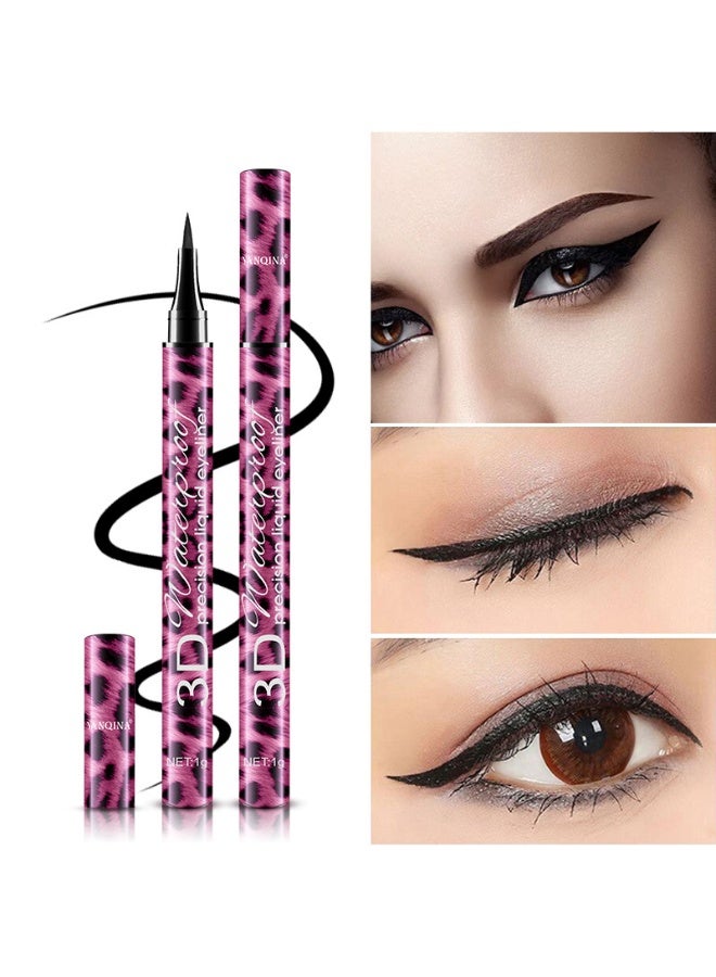 YANQINA Makeup Set Black Mascara + Eyeliner Pen Waterproof 4D Fiber Mascaras - Image 3