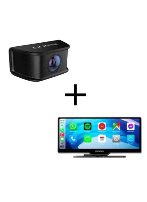 Front 2K & Rear 1080P Dash Cam  8.9'' LCD Touch Screen  Car Play & Android Auto Car Stereo DDPAI M5S