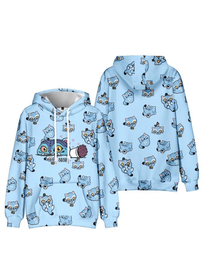 general KPop Demon Hunters3D digital printing Hooded sweater gift for family and friends - Image 1