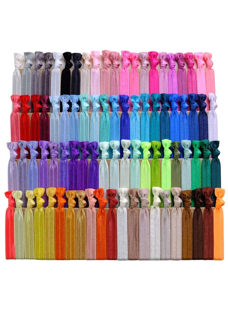 Sugarmelon - 84 Colors Hair Ties Elastic Bands for Baby Girls Women Kids Ponytail Hair Tie Party Favors - Image 1