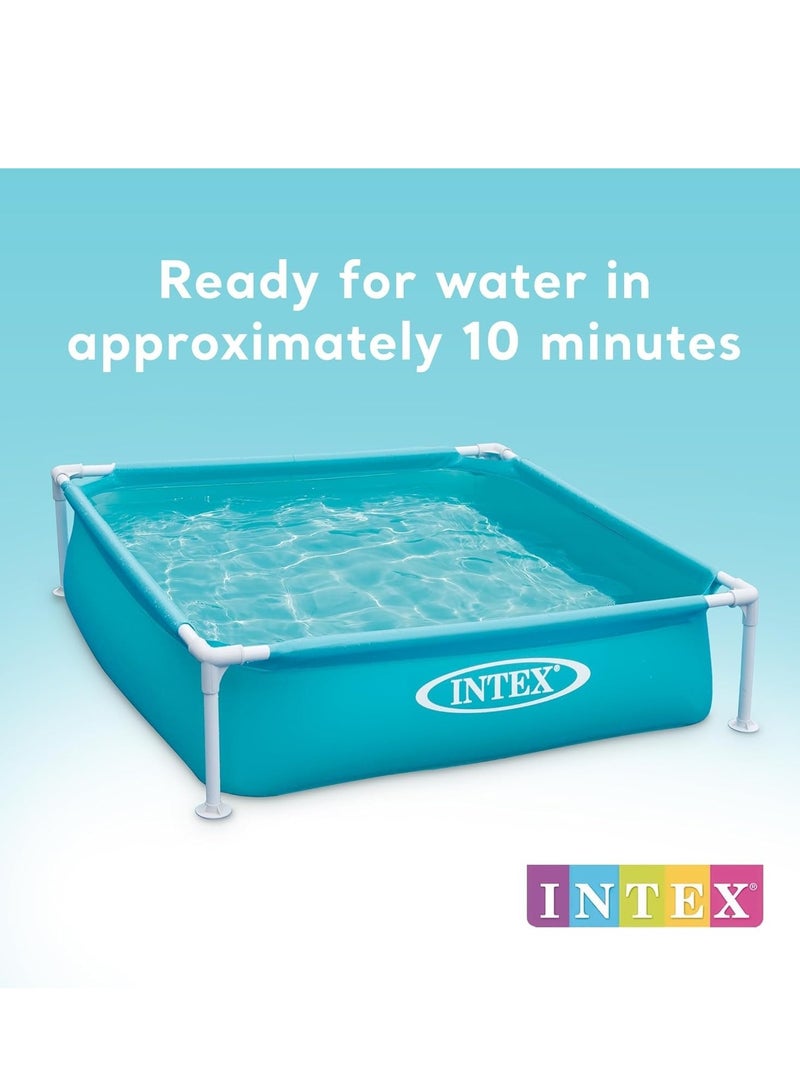 INTEX Mini Frame Square Pool 30x120x120cm for Children 3 Years and Above - Image 2