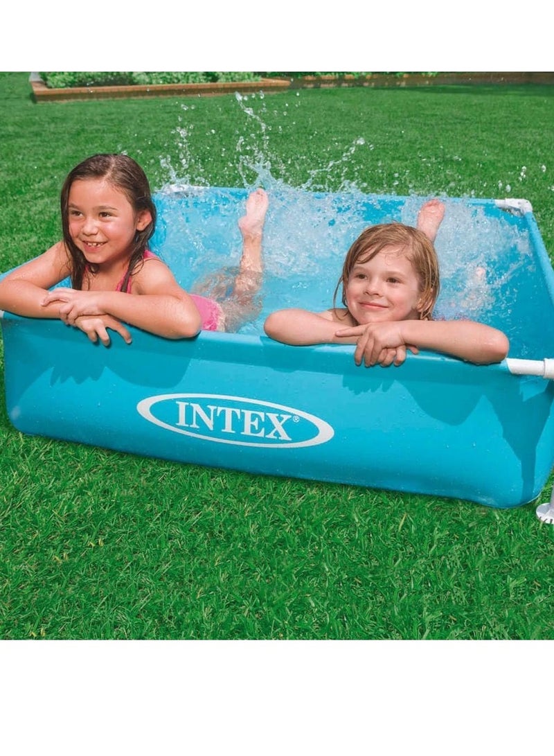 INTEX Mini Frame Square Pool 30x120x120cm for Children 3 Years and Above - Image 3