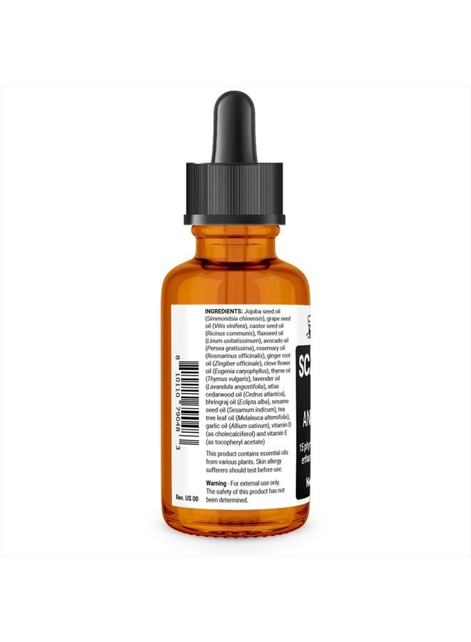 Dr. Berg Nutritionals Dr. Berg's (All In One) Hair Growth Serum w/Jojoba Oil & Castor Oil For Fuller Thicker Hair | Contains 13 Plant-Based All Natural Hair Growth Oils | Added Vitamin E & D for Enhancement | 2 fl oz - Image 4