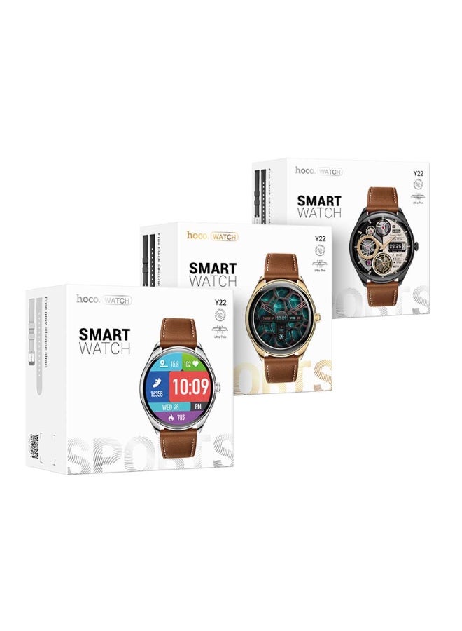 Hoco Y22 – Amoled Waterproof IP67 Smart Watch with Heart Rate Monitor - Image 4
