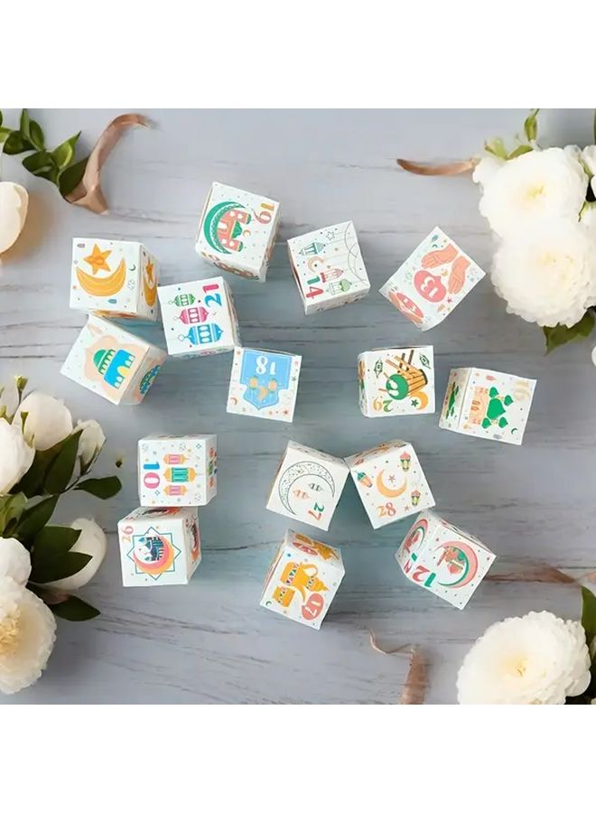 Ramadan Calendar Box Eid Al Fitr Gift Set With Chocolate Biscuits - Image 5