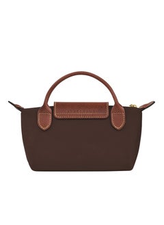 Longchamp Women's Mini Makeup Bag, Handbag, Shoulder Bag Brown/Ebony Classic  - Image 4