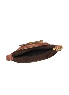 Longchamp Women's Mini Makeup Bag, Handbag, Shoulder Bag Brown/Ebony Classic  - Image 5