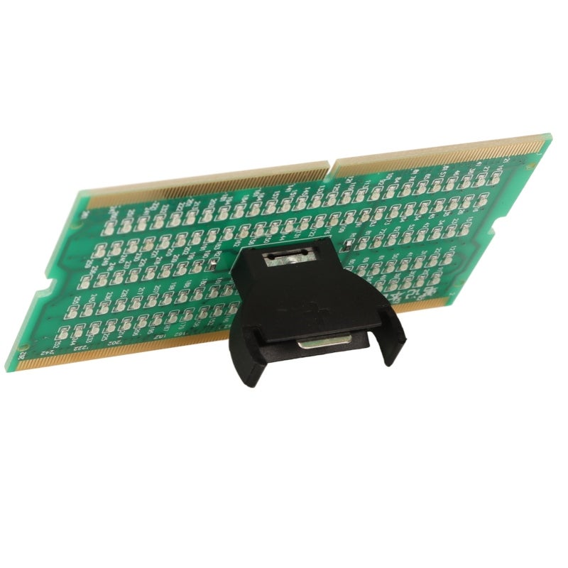 ذاكرة اختبار ذاكرة الكمبيوتر المحمول DDR5 واجهة أمامية وعكسية جهاز اختبار فتحة ذاكرة الوصول العشوائي للكمبيوتر الدفتري - أداة تشخيص الدوائر المفتوحة والقصر بمؤشر LED لإصلاح اللوحة الأم - Image 2
