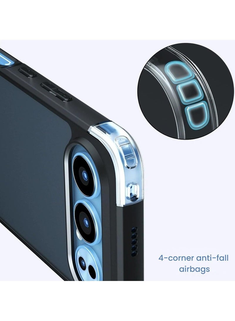 عام حافظة متوافقة مع Honor 500/500 Pro 5G، حافظة صلبة من البولي كربونات + TPU شبه شفافة غير لامعة ومقاومة للسقوط - حماية كاملة للعدسة - Image 5