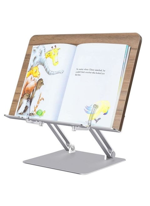 UPERGO AP-2DW Angle Adjustable Reading Book Stand Silver