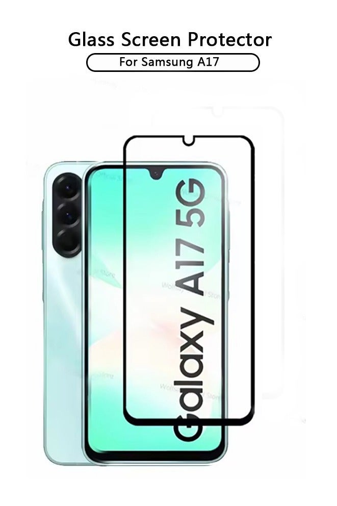 ELTRAZONE 1 Pack Screen Protector Tempered Glass Designed for Samsung Galaxy A17 2025,, Bubble Free, Ultra Resistant - Image 1