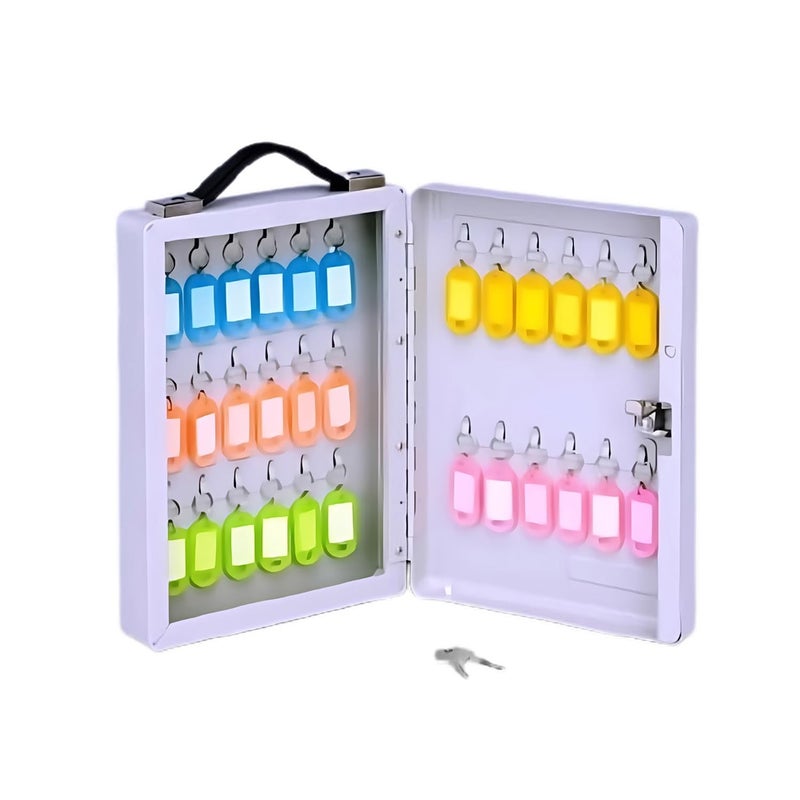 oddpod oddpod SR Taiwan Import 30 Keys WallMount Key BoxKey Cabinet with Lock KBS30 OffWhite 