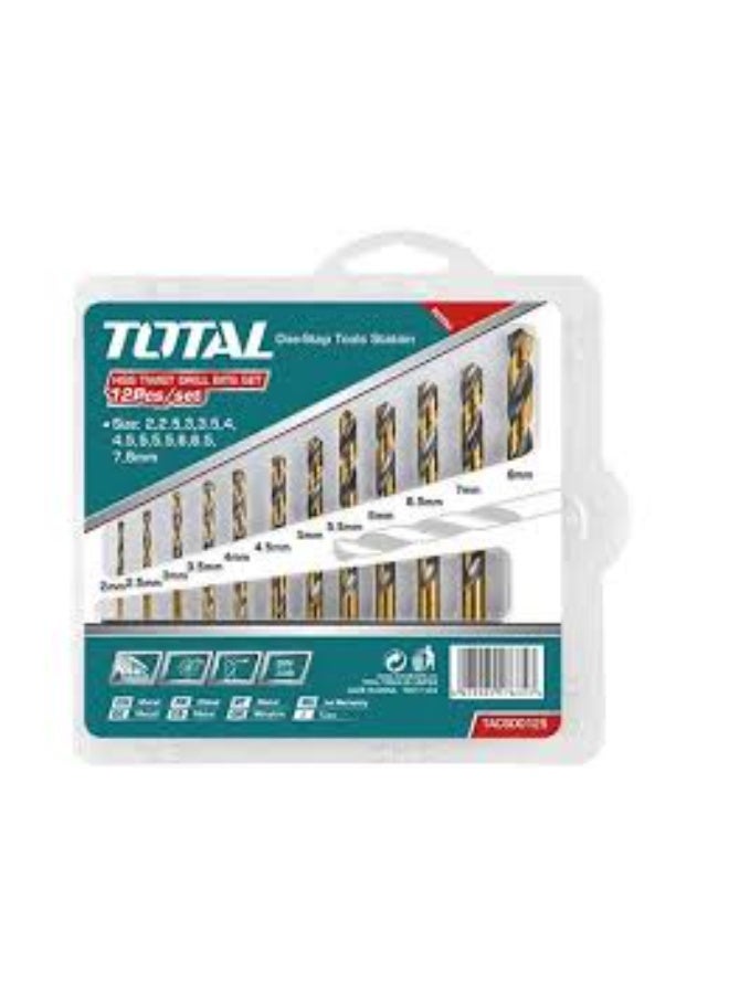 TOTAL 12-Piece HSS Metal Drill Bit Set - Image 3