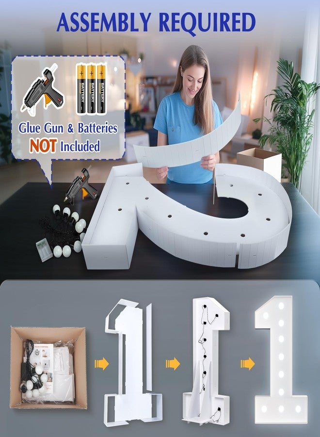 أرقام مضيئة كبيرة مقاس 4 أقدام تحمل الرقم 1، أرقام مضيئة كبيرة رقم 1 لتزيين حفلات أعياد الميلاد الأولى، رقم 1 مضيء لتزيين حفلات أعياد الميلاد للأولاد والبنات الذين يبلغون من العمر عامًا واحدًا، لافتات كبيرة تحمل الرقم 1 لتزيين حفلات الذكرى السنوية الأولى بالونات - Image 2