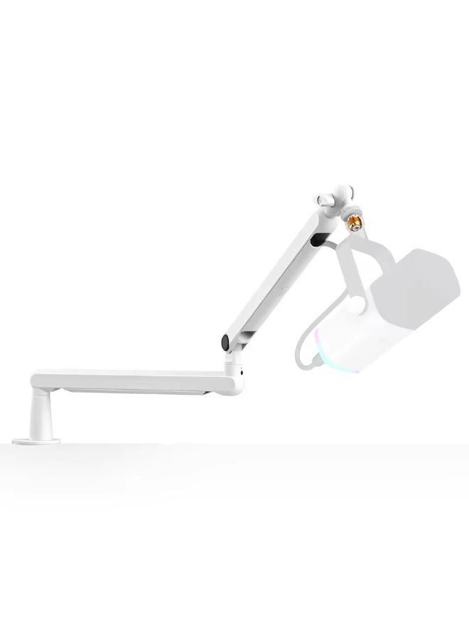 حامل ميكروفون FIFINE قابل للتعديل ومنخفض الارتفاع مع نظام إدارة الكابلات/حامل مكتبي، ذراع تعليق لميكروفون K688 Ampligame AM8-BM88