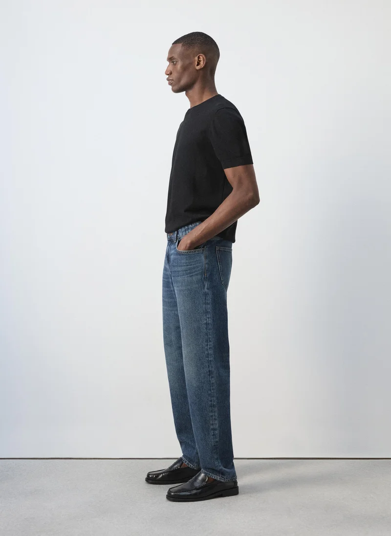 Mango Man TO-TEJANO OSCURO Bob Regular-Fit Jeans for Men | Best Price UAE