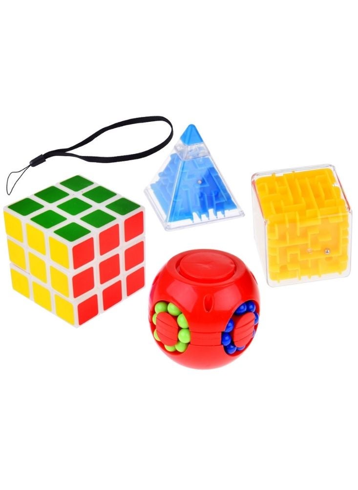 بريميم صندوق ألعاب ألغاز تفاعلية للأطفال – ألعاب منطقية قابلة للطي بأشكال متعددة، لتنمية المهارات الحركية الدقيقة، مصنوعة من بلاستيك آمن، لعبة تعليمية للعلوم والتقنية والهندسة والرياضيات للأولاد والبنات من عمر ثلاث سنوات فما فوق - Image 5