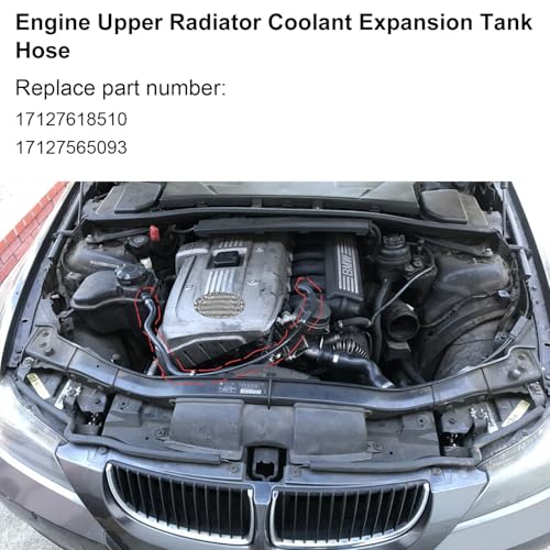 koxuyim خزان التمدد Koxuyim لخرطوم سائل التبريد العلوي متوافق مع BMW 2008-2013 128i؛ 2006-2011 323i؛ 2006 325i، 325xi؛ 2007-2013 328i يحل محل 17127618510 17127565093 - Image 5