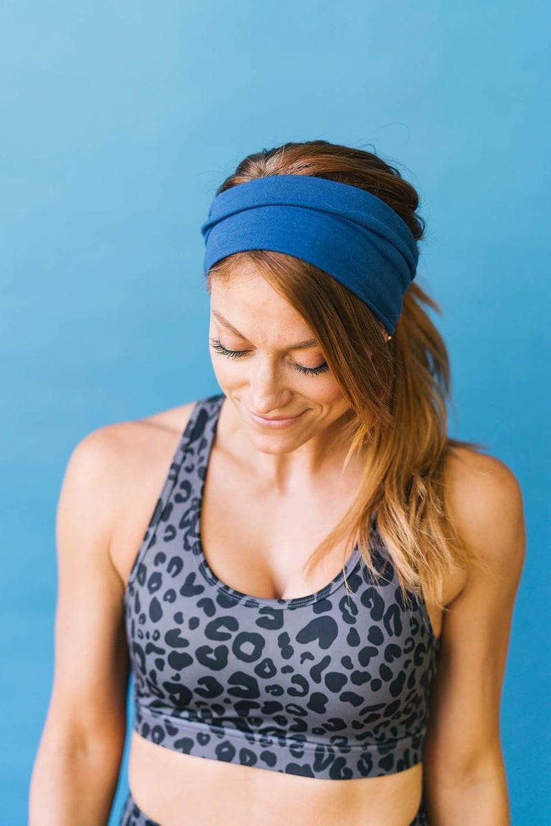 Maven Thread 4" Wide Workout Headbands for Women (2 Pack) – Non-Slip Sweatbands for Gym, Running & Yoga - Image 5