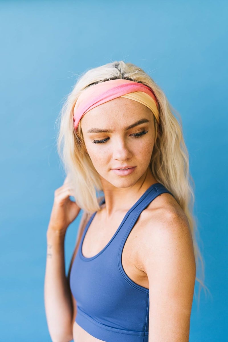 Maven Thread 4" Wide Workout Headbands for Women (2 Pack) – Non-Slip Sweatbands for Gym, Running & Yoga - Image 2