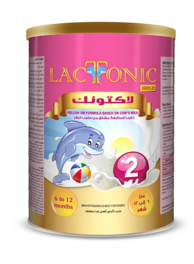 لاكتونك حليب للرضع المرحلة الثانية 400جم