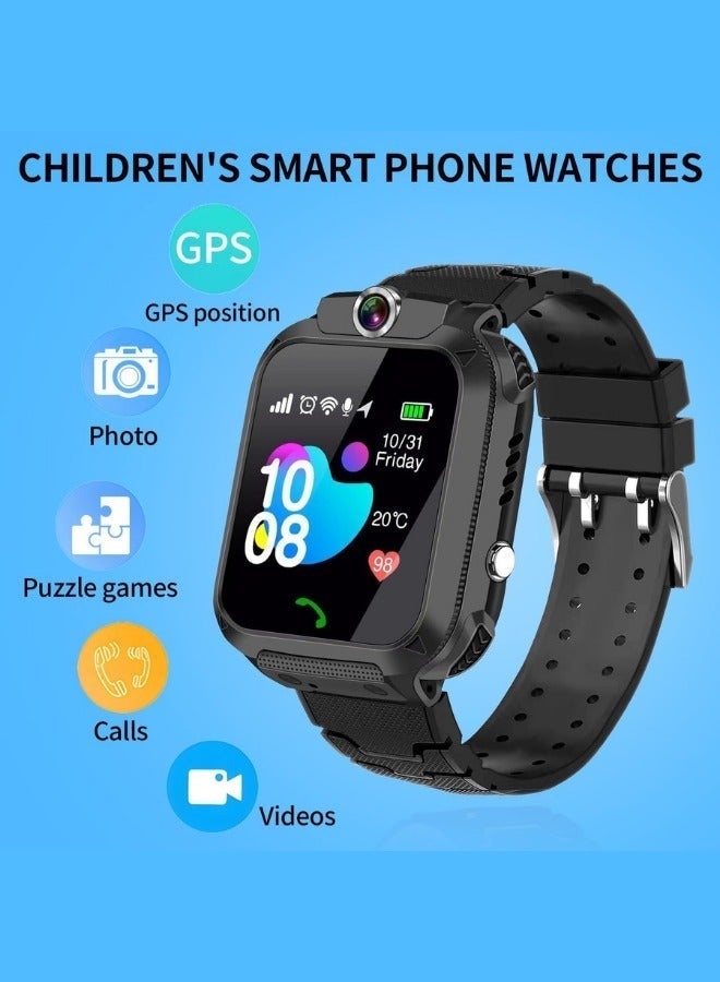 Nabi Kids Watch for ages 3 to 12, Touchscreen, Voice Chat Camera, Long Battery Life, Water Resistant, Best Gift for Kids, Smart Watch for Boys and Girls (Black) - Image 3