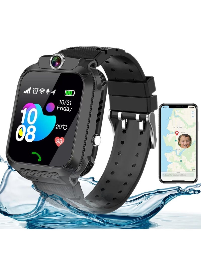 Nabi Kids Watch for ages 3 to 12, Touchscreen, Voice Chat Camera, Long Battery Life, Water Resistant, Best Gift for Kids, Smart Watch for Boys and Girls (Black) - Image 2