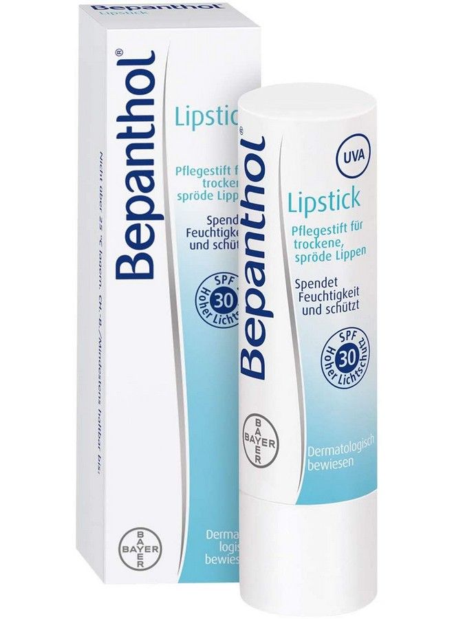 Bepanthol Lipstick With Dexpanthenolspf 30 And Vitamin E .Moisturizing Care Stick For Dry Cracked And Brittle Lips 4.5 G /0.15 Oz - Image 2