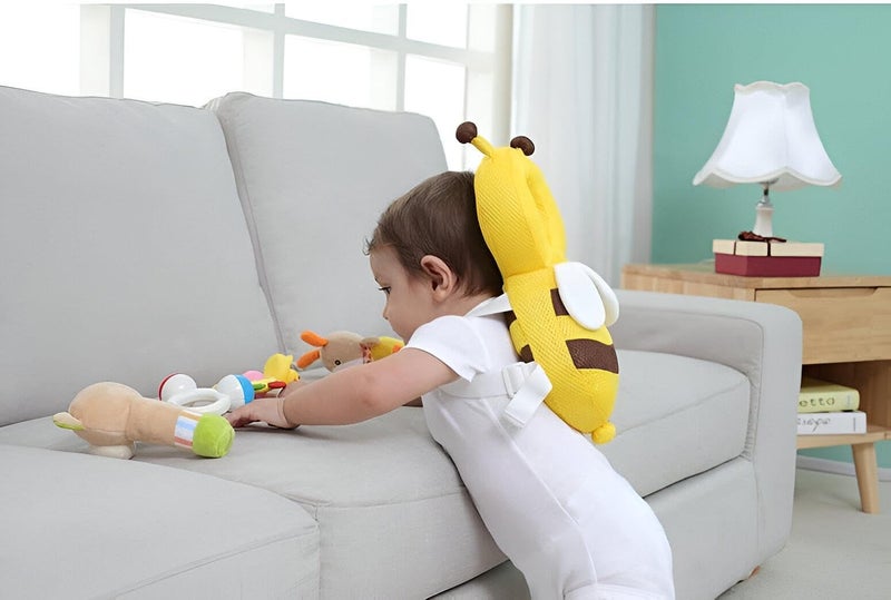Baby Head Safety Pillow Backpack with Adjustable Features and Back Protector for Toddlers Early Walkers in Different Shapes (Above 1 Year) - Image 5