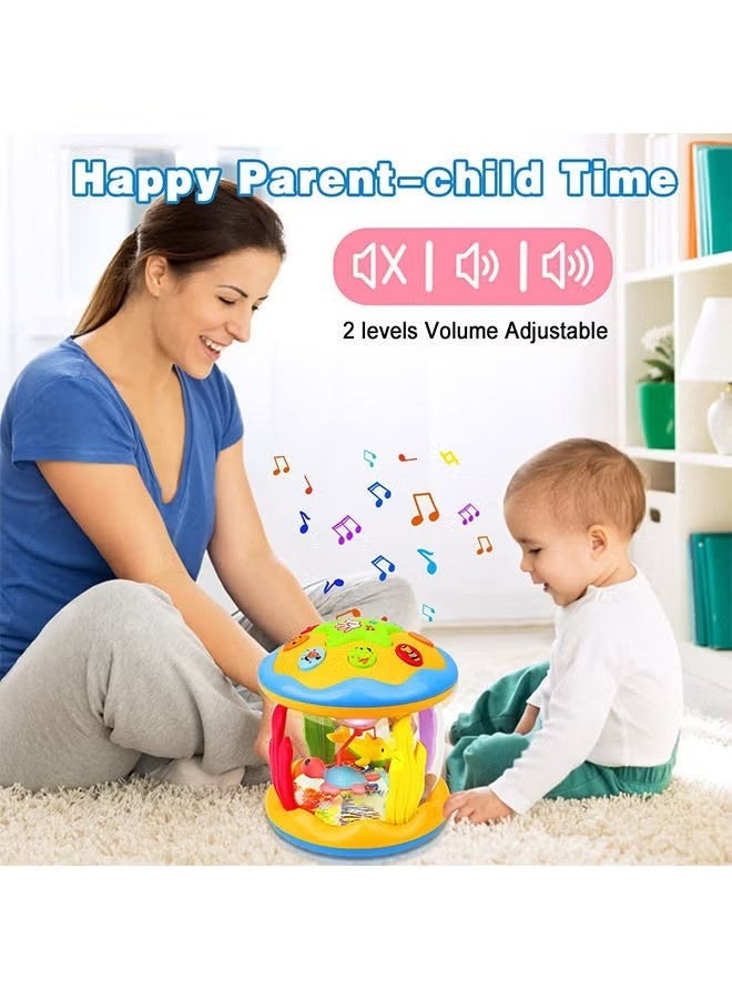 Ailily Baby Toys from 6 to 12 Months of Age Music Learning Toys Ocean Spinning Luminous Toys Gifts for Toddlers Boys and Girls - Image 2