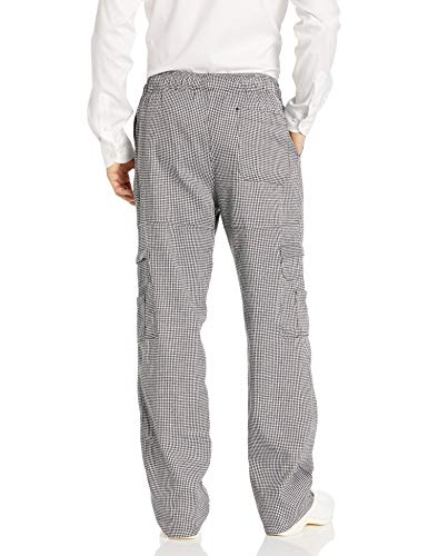 Chef Code Men's Cargo Pant, Check Black/White, 3X-Large - Image 2