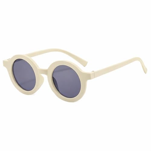 SYGA Kids Goggles, Frenzy Round Shape Uv Protected Eyewears For Boys And Girls, Suitable For Age 3 To 8 Years (Cream) - Image 1