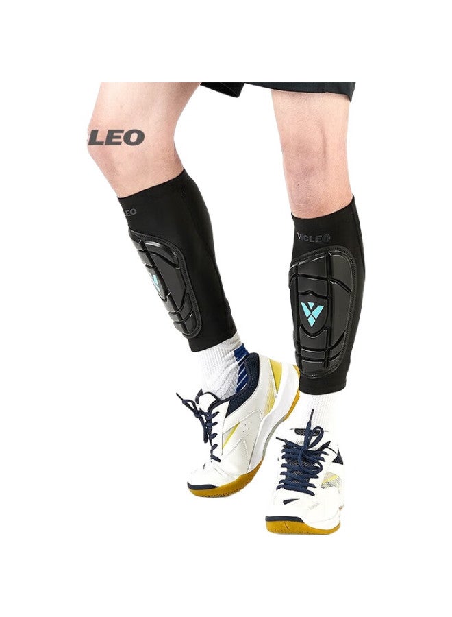 VICLeO Soccer Shin Guards For Children, Youth Protective Gear, One Pair, V819219, Black, Size S - Image 2