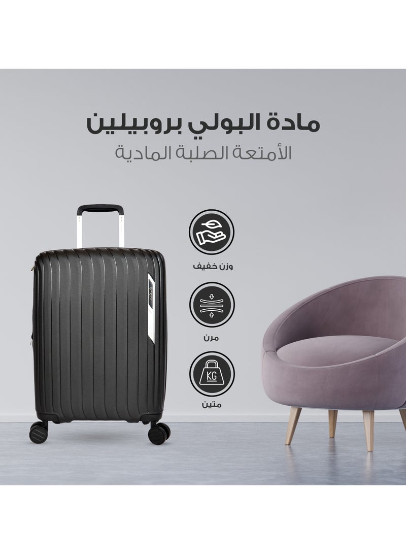 Magellan Luggage Set 3Pcs Trolley Travel Bag Lightweight Hard 4 double wheels - Image 5