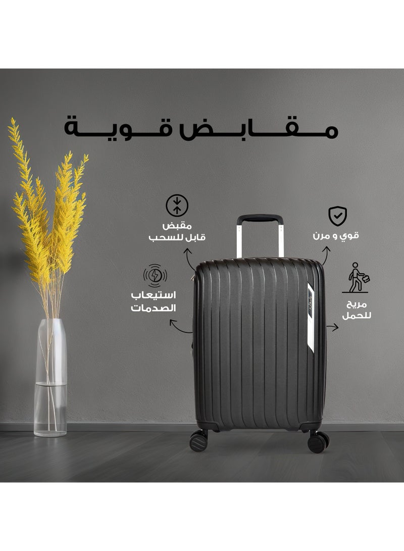 Magellan Luggage Set 3Pcs Trolley Travel Bag Lightweight Hard 4 double wheels - Image 4