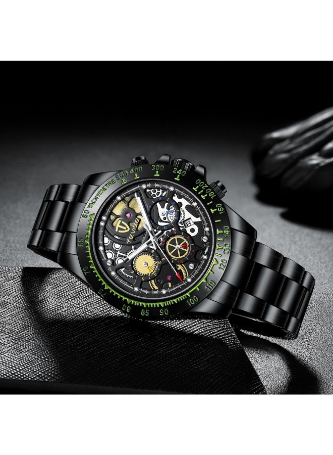 تيفيز ساعة يد أتوماتيكية بعقارب كاجوال مقاومة للماء طراز J4319B-KM للرجال - Image 2