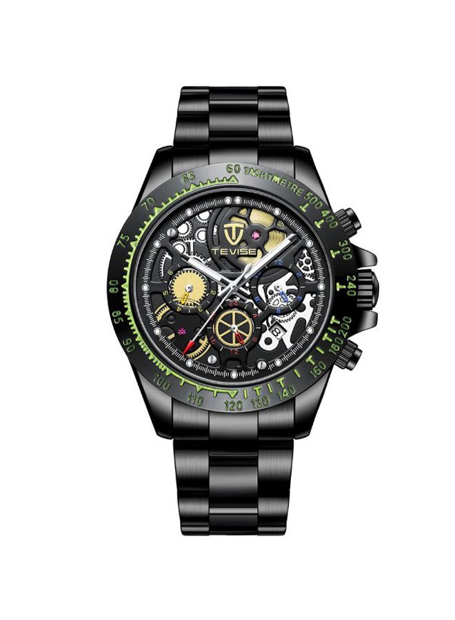 تيفيز ساعة يد أتوماتيكية بعقارب كاجوال مقاومة للماء طراز J4319B-KM للرجال - Image 1