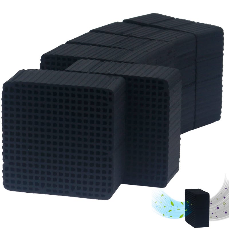 ENOMAKER Replacement Carbon Filters Activated Charcoal Block Parts Resin Air Purifier Charcoal Cube Ultra-Absorption Honeycomb for ELEGOO Anycubic Mini Air Filter LCD DLP Resin 3D Printer(Pack of 6) - Image 1