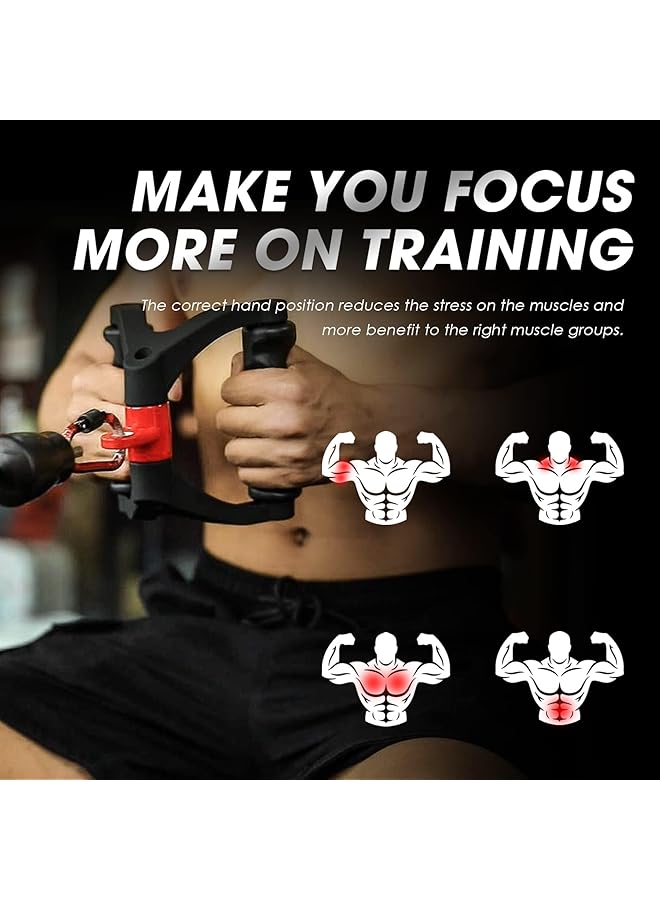 X spring Cable Attachments for Gym Heavy Duty Steel with Non Slip Rubber Grip Lat Pulldown Attachments for Weight Training Versatile Exercise Tool for Back and Arm Workouts Home Gym. - Image 5