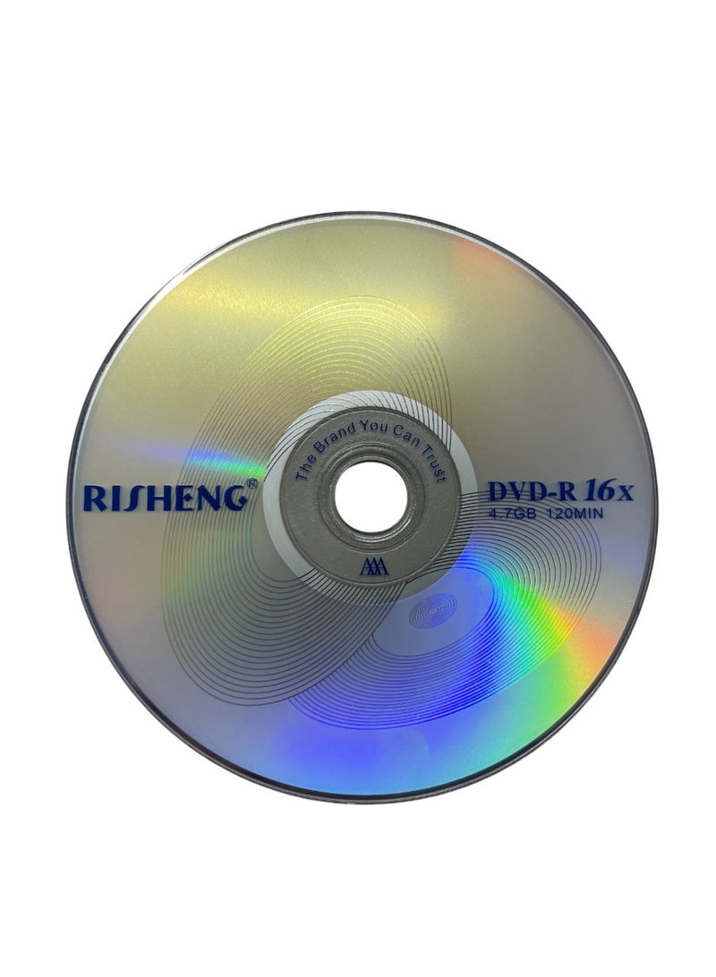 اقراص DVD-R 16X 4.7GB/120min - عبوة من 50 قرص
