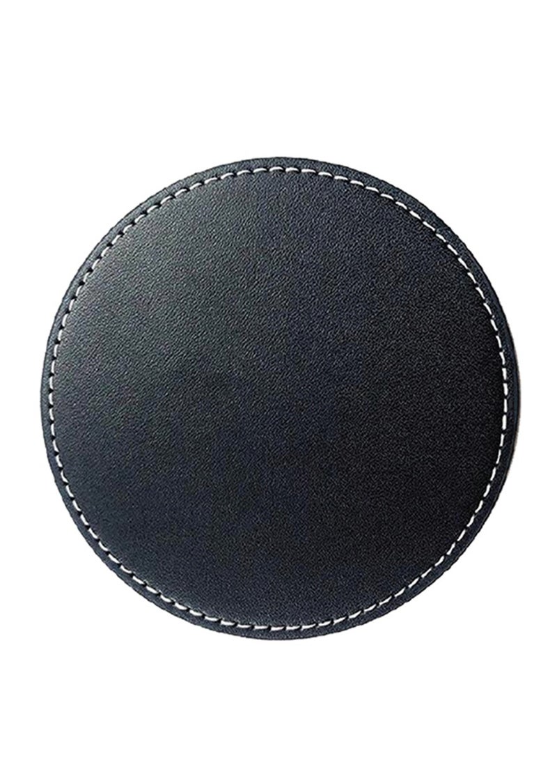 giftex Set of 6 PU Coasters with Holder - Image 2