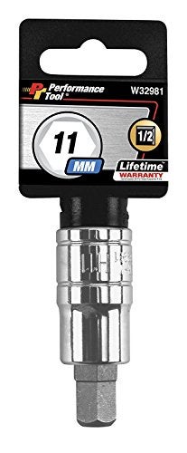 Performance Tool W32981 1/2 Drive 11mm Hex Bit Socket, 1 Pack - Image 5