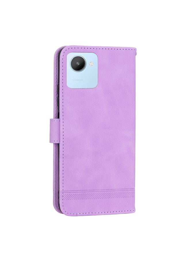 S-TOP Case For Realme C30 Dierfeng Dream Line Leather Phone Case - Image 3