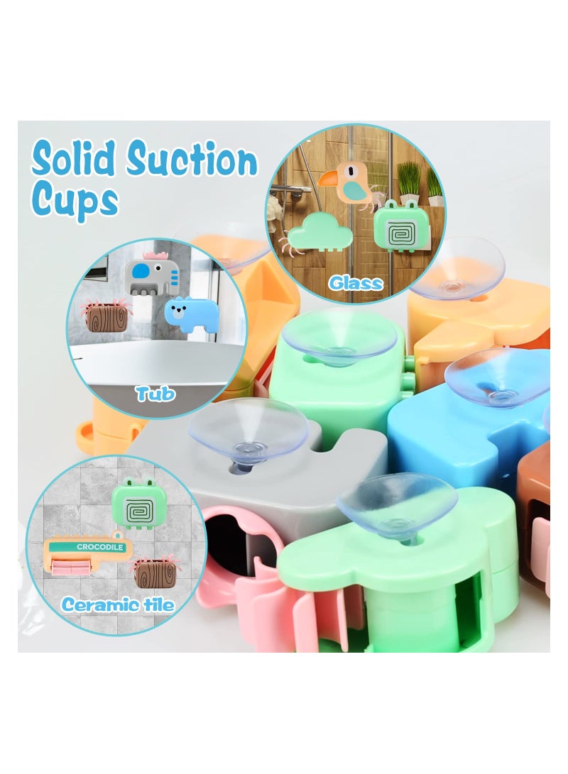 SYOSI Baby Bath Toys Set, Bath Toys for Kids, Swimming Water Toys Bath Toys Kids Educational Pool Toy for Kids Boys Girls Toddlers Baby Bath Game Time, 9 Pieces Toys - Image 5